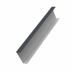 Декоративная накладка на столб 0,45 Drap TX RAL 7024 Milan/Tokyo