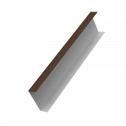 Декоративная накладка на столб 0,45 Drap TX RAL 8017 Milan/Tokyo