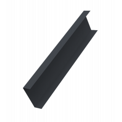 Декоративная накладка на столб  0,45 PE double RAL 7024 Milan/Tokyo