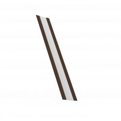 Крепежная планка 0,45 Drap RAL 8017 Milan/Tokyo