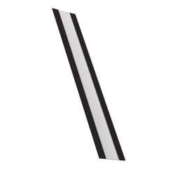 Крепежная планка 0,45 Drap TX RAL 9005 Milan/Tokyo