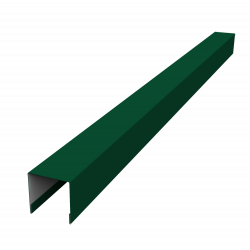 Планка вертикальная лицевая Palermo 0,45 PE RAL 6005