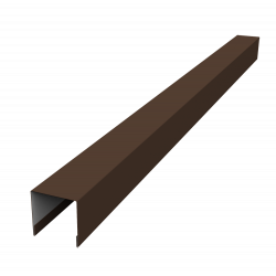 Планка вертикальная лицевая Palermo 0,45 Drap RAL 8017 Планка вертикальная лицевая Palermo 0,45 Drap RAL 8017