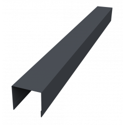 Стойка боковая крепежная Palermo 0,45 PE double RAL 7024