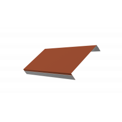 Ламель обратная 150 Texas 0.5 Satin Matt RAL 8004