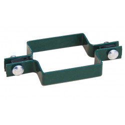 Крепление хомут рядовой 80х80 PE RAL 6005